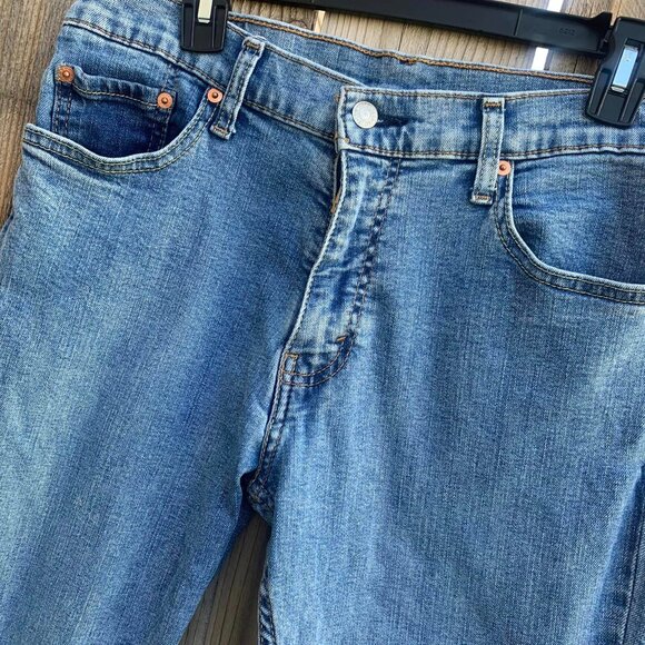 Levi 511 Jeans Men 33X32 Blue Light Wash Everyday Country Western Basic Casual - Picture 8 of 8